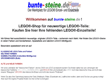 Tablet Screenshot of bunte-steine.de